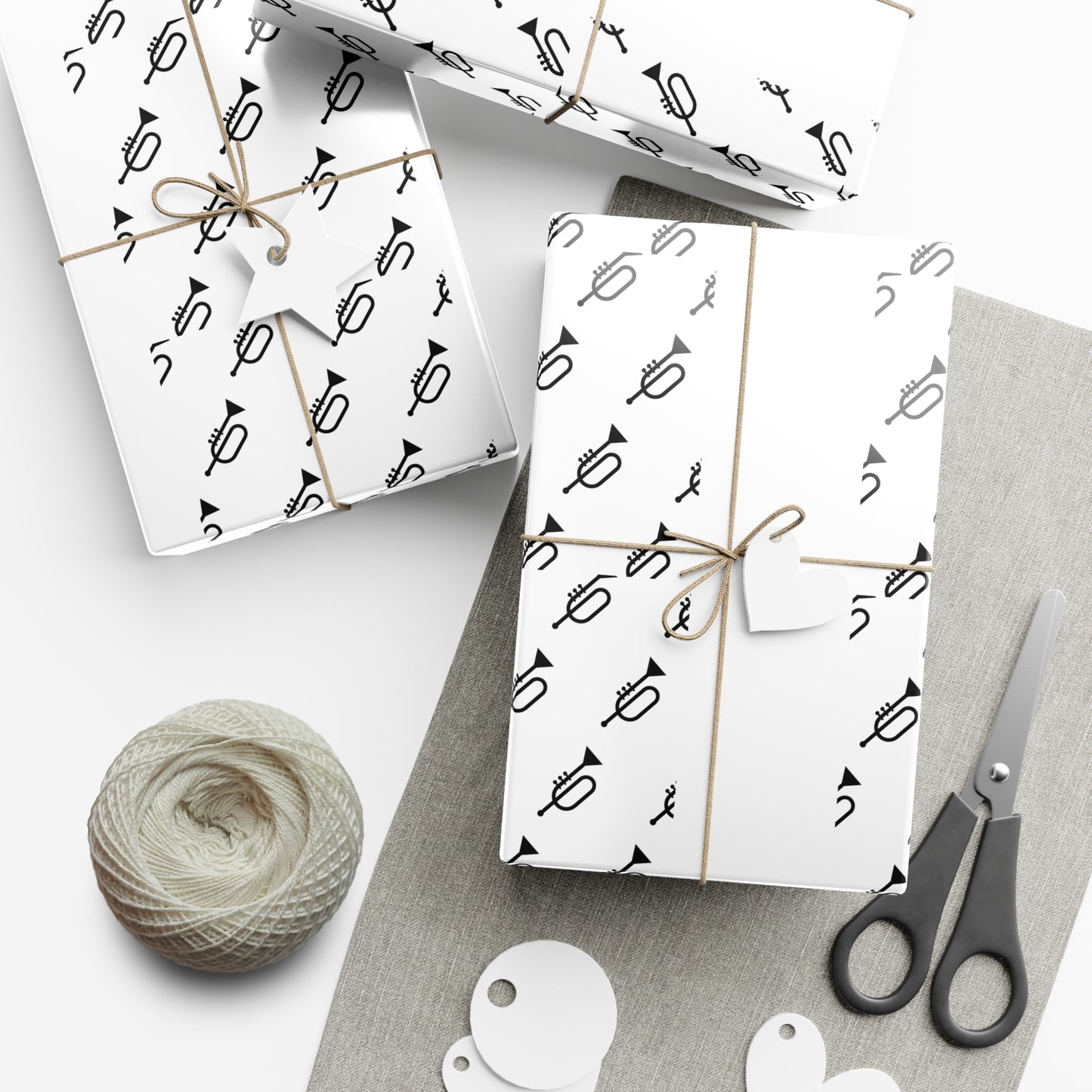 Elegant Monogram Gift Wrap Paper - Stylish Wrapping for All Occasions