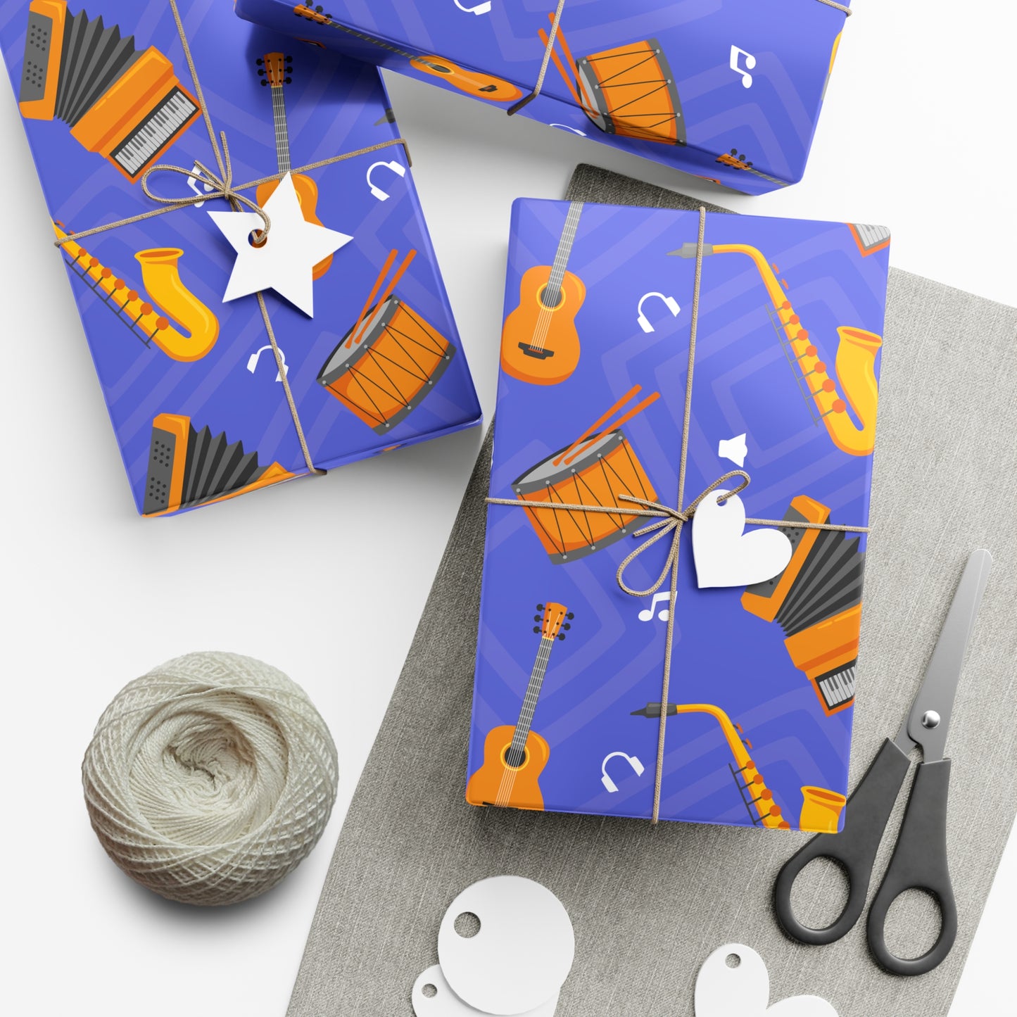 Musical Instruments Gift Wrap Paper | Perfect for Music Lovers & Celebrations