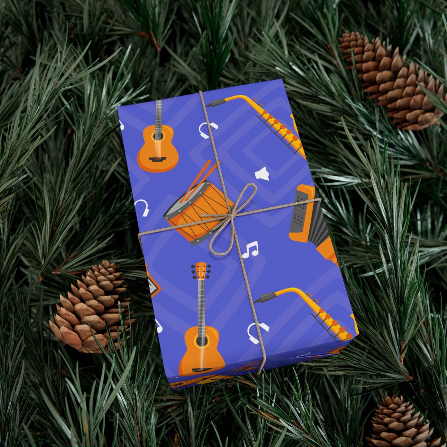 Musical Instruments Gift Wrap Paper | Perfect for Music Lovers & Celebrations