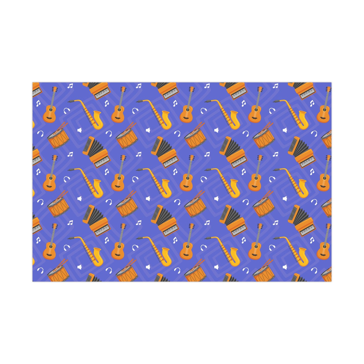 Musical Instruments Gift Wrap Paper | Perfect for Music Lovers & Celebrations