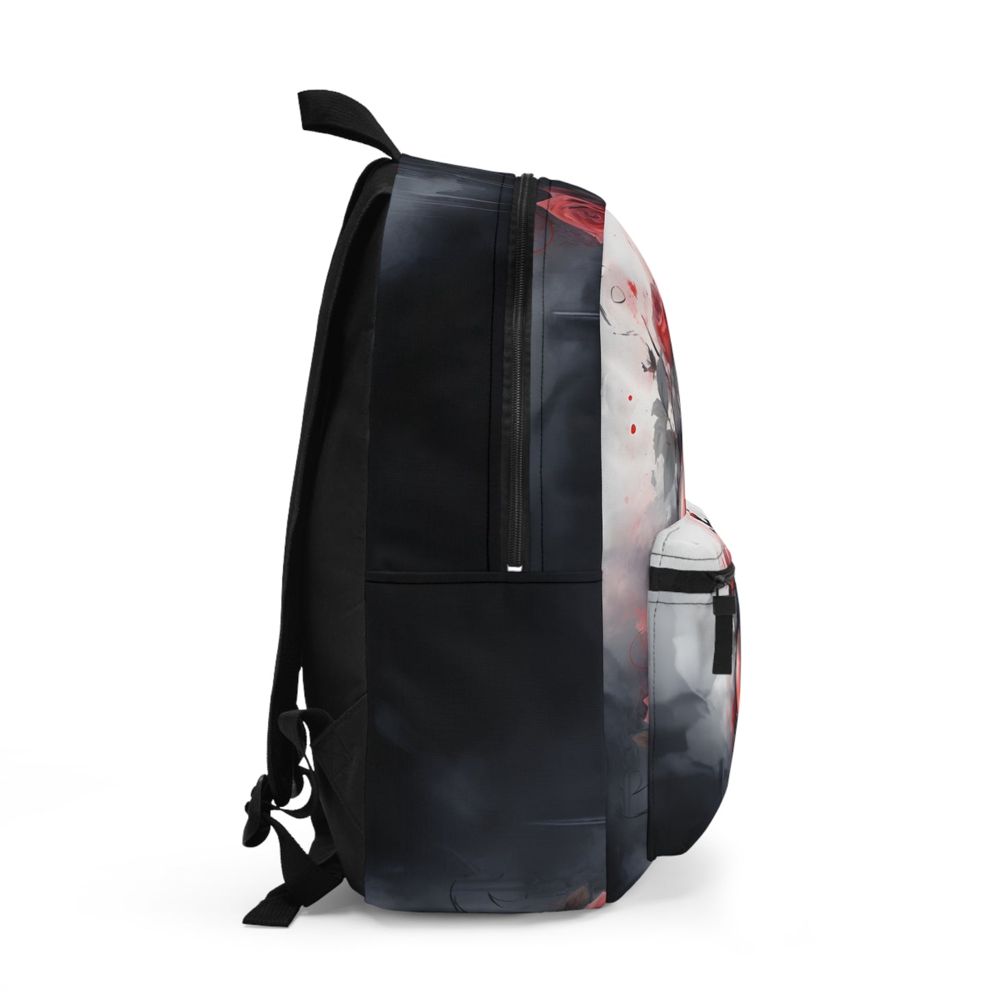 Elegant Violin & Roses Backpack - Stylish Music-Themed Daypack for Music Lovers & Floral Enthusiasts